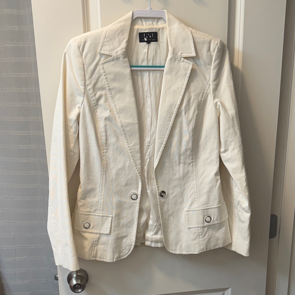 David Meister Cream Blazer